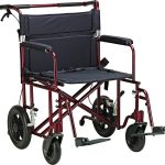 22″ Bariatric Aluminum Transport Chair