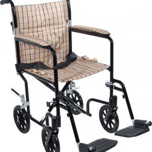 Deluxe Fly-Weight Aluminum Transport Chair 2
