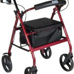 Aluminum Rollator, 7.5″ Casters