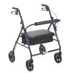 Bariatric Rollator with 8″ Wheels