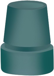Glow in the Dark Cane Tip (¾” cane diameter)