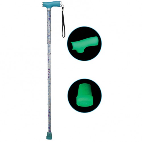 Folding Canes with Silicone Gel Glow Grip Handle and Tip