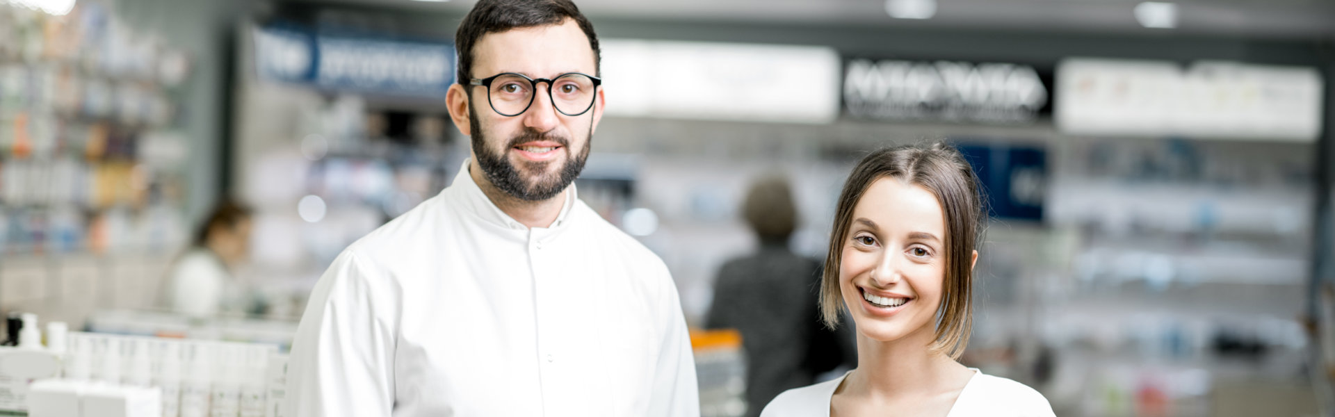 two person smiling