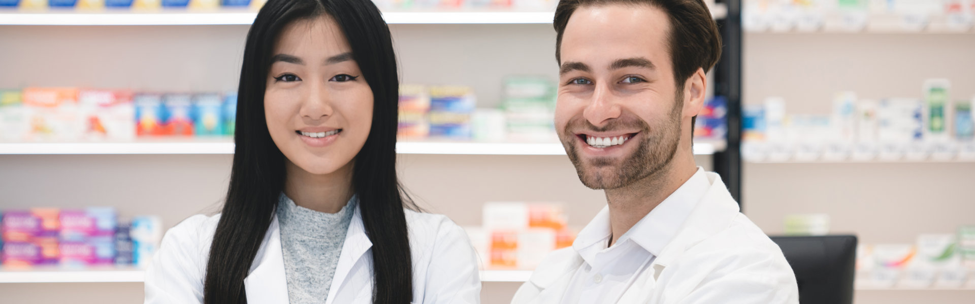 two person smiling